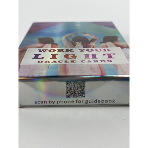 Gorgeous Holographic Work Your Light Oracle Deck - Picture 3 of 7